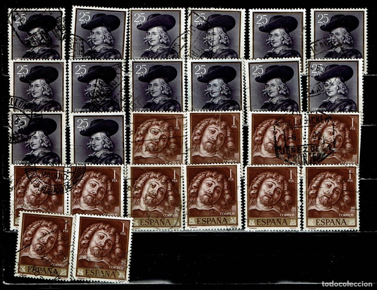 Sellos: ESPA&Ntilde;A 1962 - EDIFIL 1434/1435 USADOS - LIQUIDACI&Oacute;N 26 SELLOS