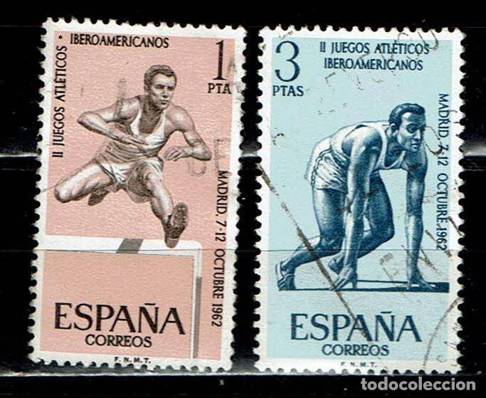 Sellos: ESPA&Ntilde;A 1962 - EDIFIL 1452/1453 USADOS - LIQUIDACI&Oacute;N 2 SELLOS