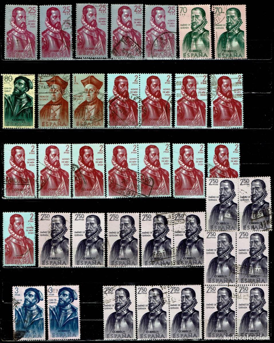Sellos: ESPA&Ntilde;A 1962 - EDIFIL 1454/1461 USADOS - LIQUIDACI&Oacute;N 38 SELLOS
