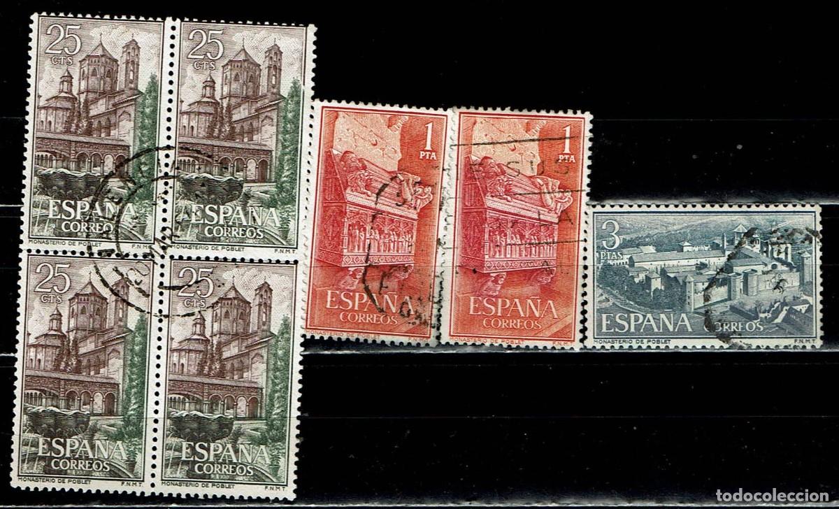 Sellos: ESPA&Ntilde;A 1963 - EDIFIL 1494/1497 USADOS - LIQUIDACI&Oacute;N 7 SELLOS