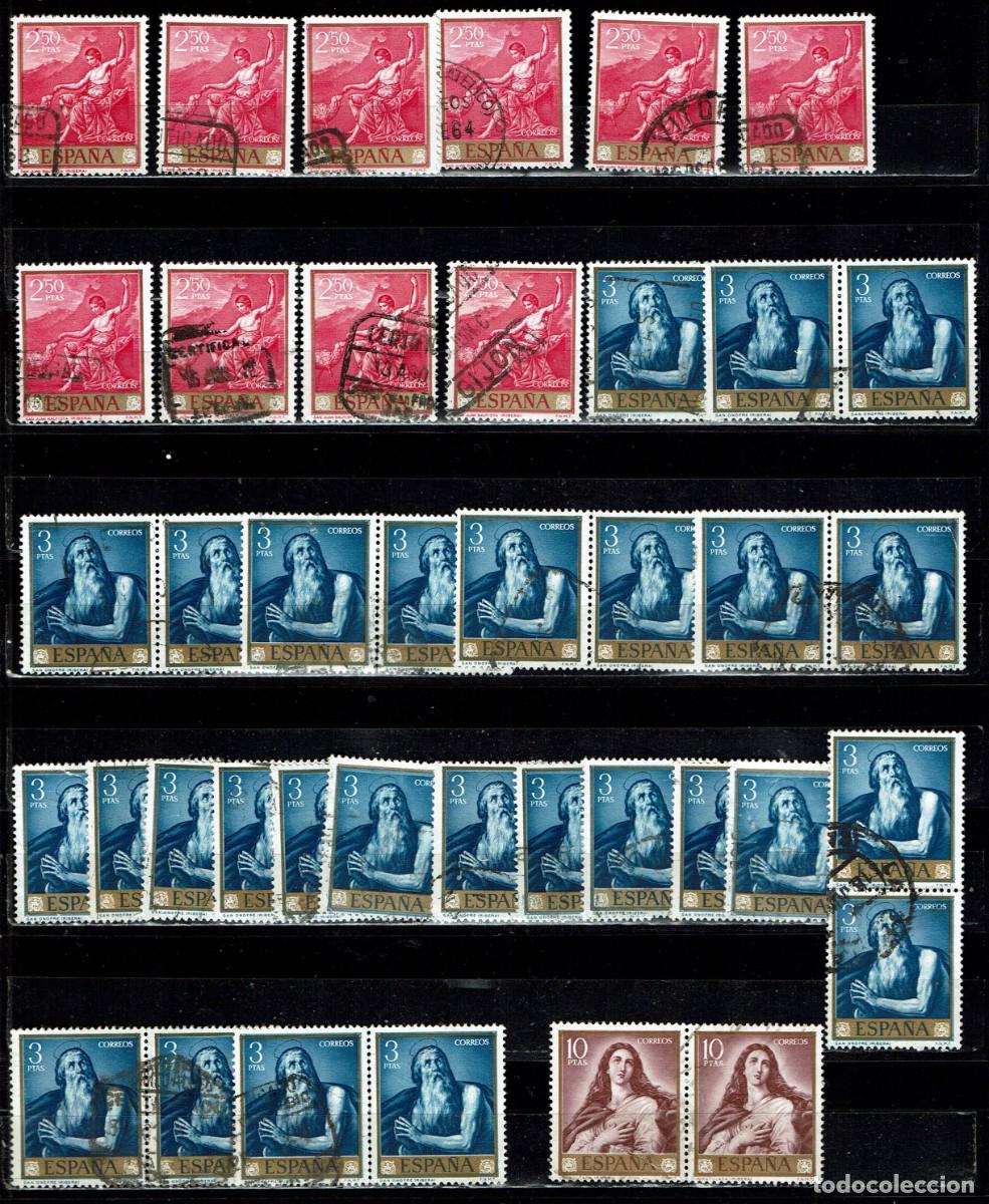 Sellos: ESPA&Ntilde;A 1963 - EDIFIL 1504/1507 USADOS - LIQUIDACI&Oacute;N 40 SELLOS