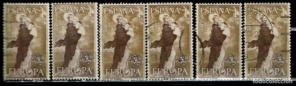 Sellos: ESPA&Ntilde;A 1963 - EDIFIL 1519 USADOS - LIQUIDACI&Oacute;N 6 SELLOS