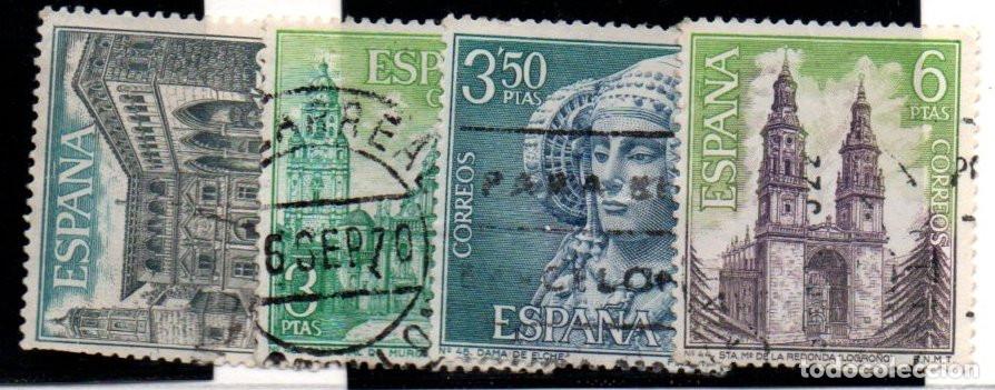 Sellos: SERIE SELLOS ESPA&Ntilde;A A&Ntilde;O 1969 TURISMO USADOS EDIFIL N&ordm; 1935-38COMPLETA