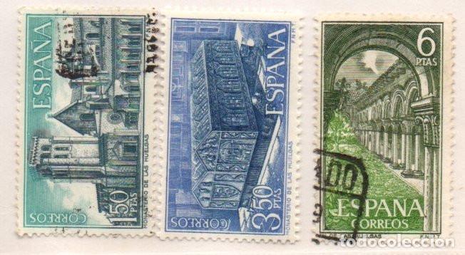 Sellos: SERIE SELLOS ESPA&Ntilde;A A&Ntilde;O 1969 MONASTERIO HUELGAS USADOS1946-48COMPLETA