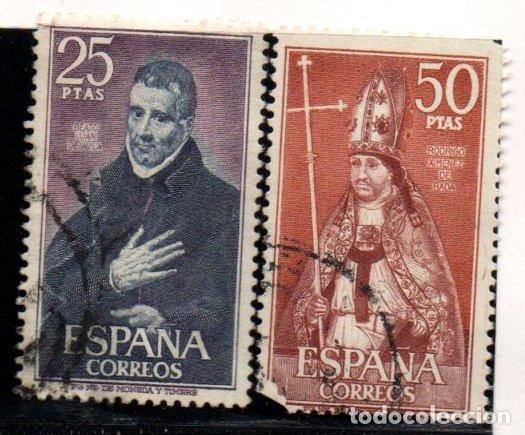 Sellos: SERIE SELLOS ESPA&Ntilde;A A&Ntilde;O 1970 PERSONAJES USADOS EDIFIL N&ordm; 1961-62COMPLETA