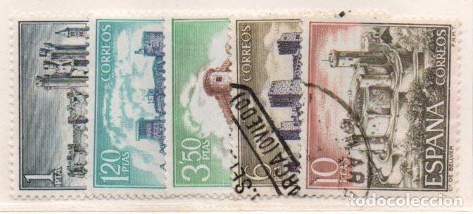Sellos: SERIE SELLOS ESPA&Ntilde;A A&Ntilde;O 1970 CASTILLOS USADOS EDIFIL N 1977-81 COMPLETA