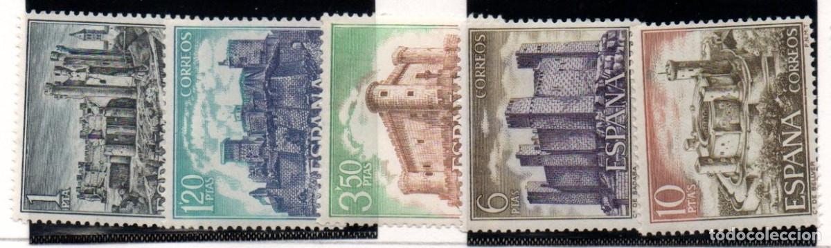 Sellos: SERIE SELLOS ESPA&Ntilde;A A&Ntilde;O 1970 CASTILLOS USADOS EDIFIL N 1977-81 COMPLETA