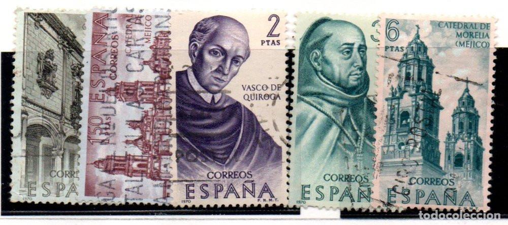 Sellos: SERIE SELLOS ESPA&Ntilde;A A&Ntilde;O 1970 FORJADORES USADOS EDIFIL N&ordm; 1996-00