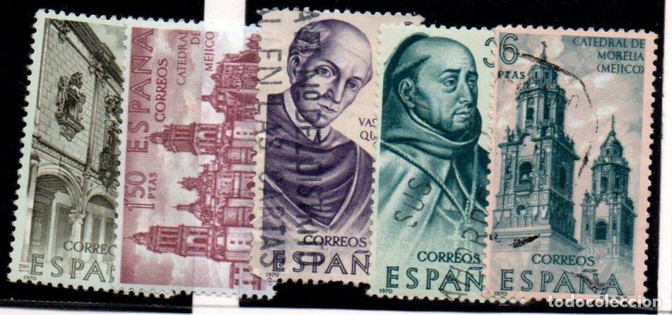 Sellos: SERIE SELLOS ESPA&Ntilde;A A&Ntilde;O 1970 FORJADORES USADOS EDIFIL N&ordm; 1996-00