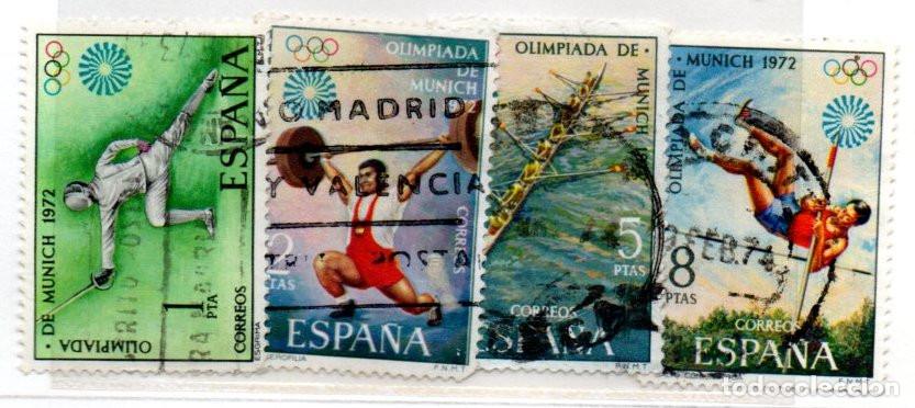 Sellos: SERIE SELLOS ESPA&Ntilde;A A&Ntilde;O 1972 DEPORTES USADOS EDIFIL N&ordm; 2098-01 COMPLETA
