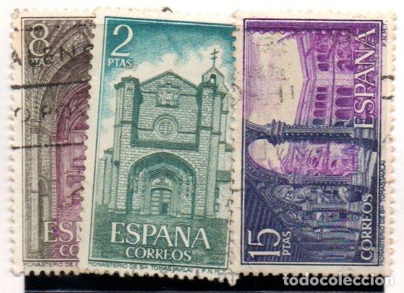 Sellos: SERIE SELLOS ESPA&Ntilde;A A&Ntilde;O 1972 MONAST. STO TOMAS USADOS EDIFIL 2111-13 COMPLETA