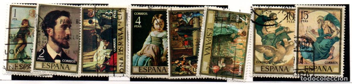 Sellos: SERIE SELLOS ESPA&Ntilde;A A&Ntilde;O 1974 ROSALES USADOS EDIFIL N&ordm; 2203-10 COMPLETA
