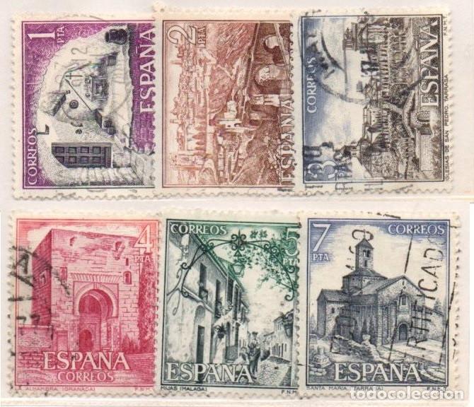 Sellos: SERIE SELLOS ESPA&Ntilde;A A&Ntilde;O 1975 TURISMO USADOS EDIFIL N&ordm; 2266-71 COMPLETA