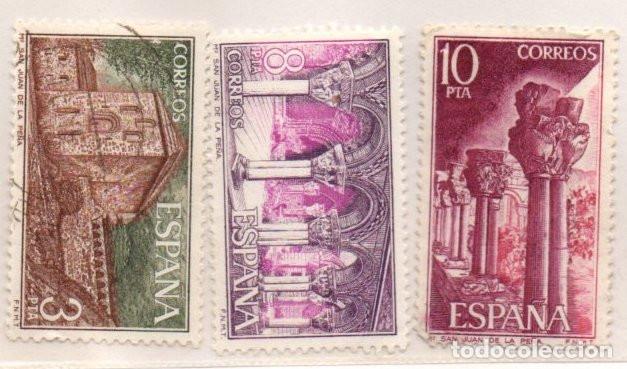 Briefmarken: SERIE SELLOS ESPA&Ntilde;A A&Ntilde;O 1975 SAN JUAN DE LA PE&Ntilde;A USADOS 2297-99 COMPLETA
