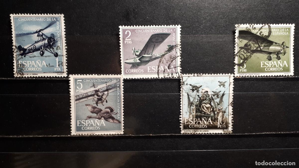 Sellos: ESPA&Ntilde;A. A&Ntilde;O 1961. &deg;. EDIFIL 1401/5