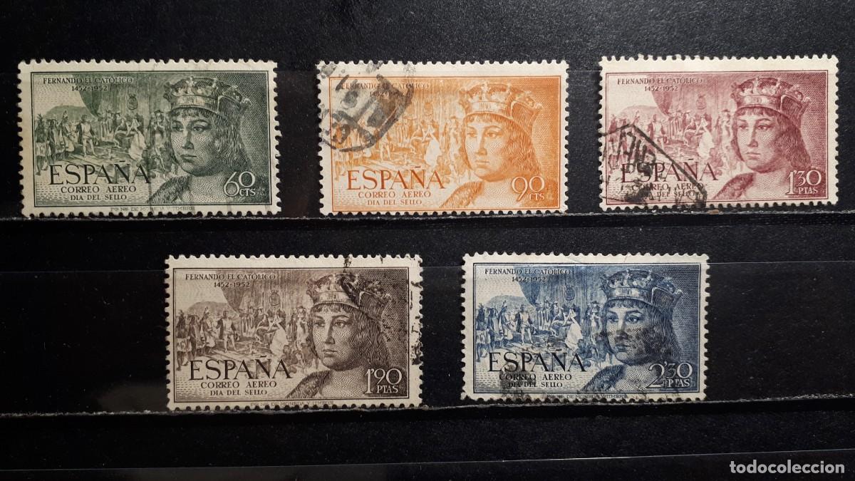 Sellos: Espa&ntilde;a. a&ntilde;o 1952 &deg;. EDIFIL 1111/5