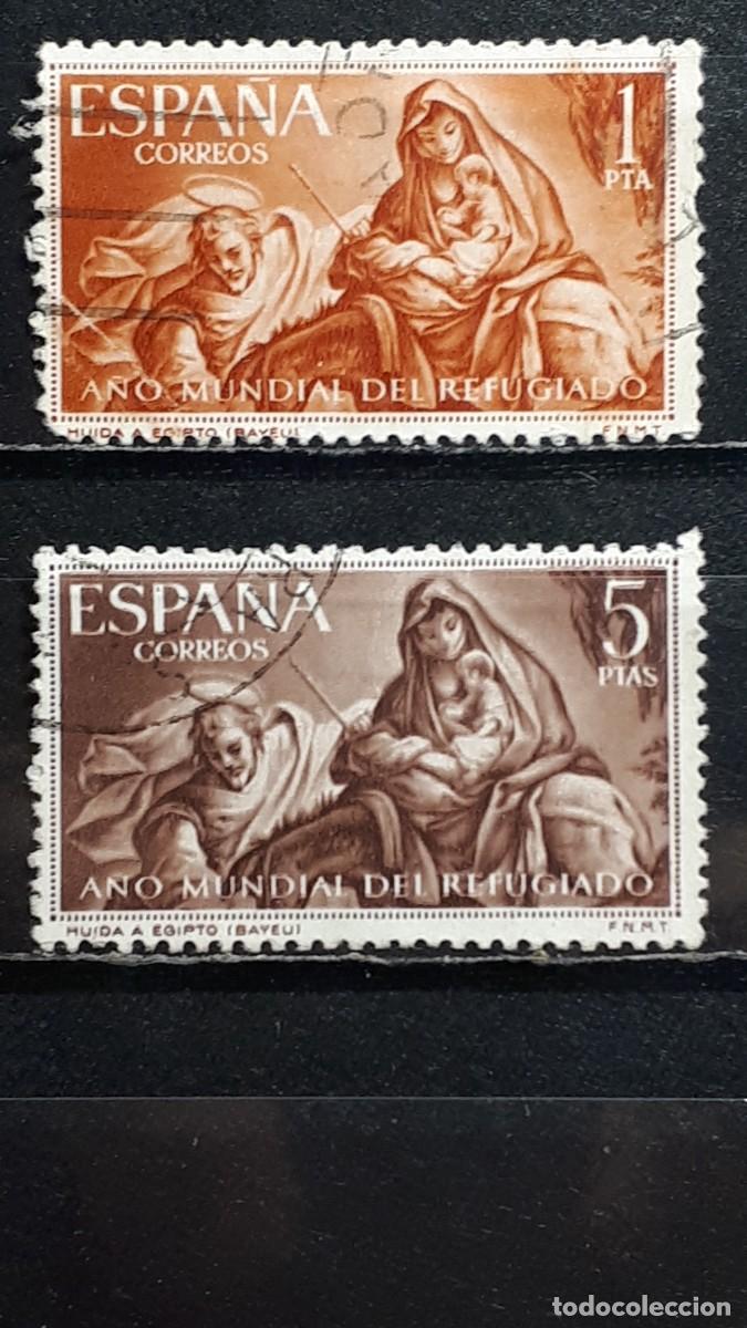 Sellos: ESPA&Ntilde;A. A&Ntilde;O 1961.&deg; . Edifil 1326/7 - Foto 1
