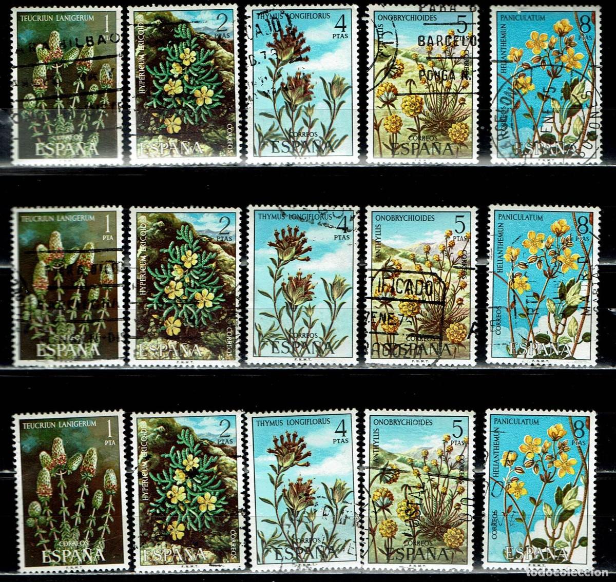 Sellos: ESPA&Ntilde;A 1974 - EDIFIL 2220/2224 USADOS - LIQUIDACI&Oacute;N 3 SERIES