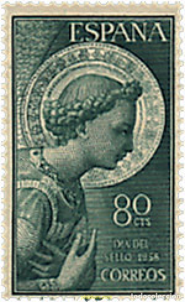Sellos: 84390 MNH ESPA&Ntilde;A 1956 DIA DEL SELLO. ARCANGEL SAN GABRIEL