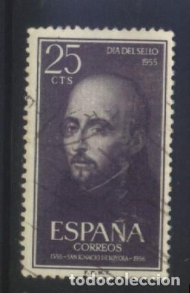 Sellos: Q-11970- ESPA&Ntilde;A. D&Iacute;A DEL SELLO 1955. SAN IGNACIO DE LOYOLA.