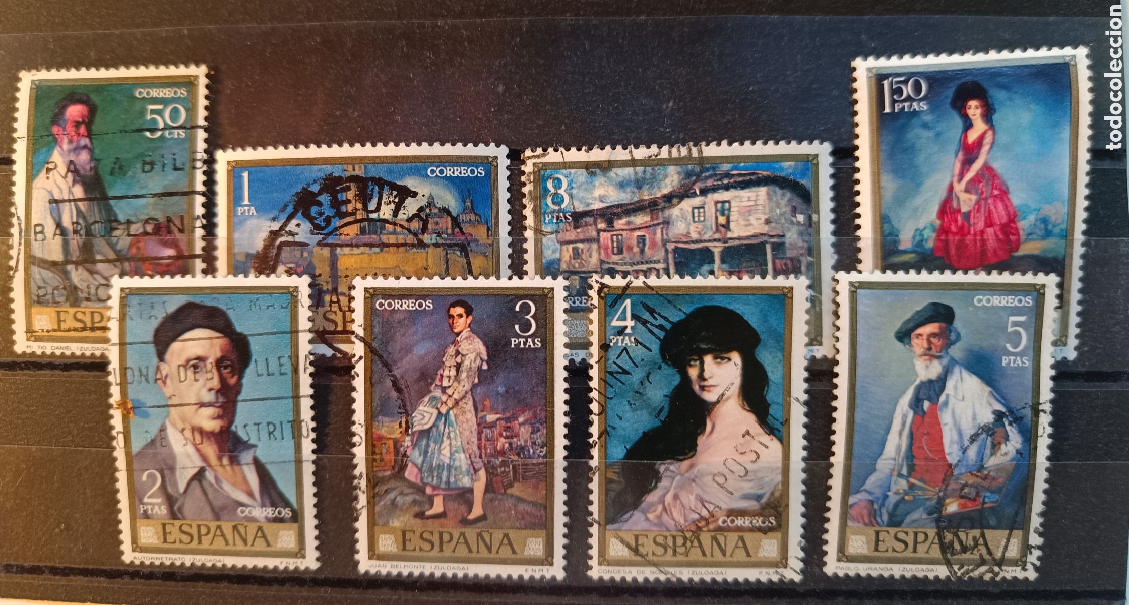 Sellos: Espa&ntilde;a - 2019/26 - Zuloaga 1971 - Usado - US - Foto 1