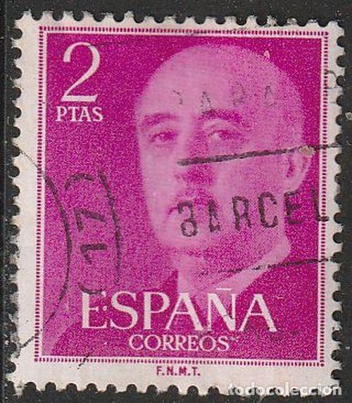 Sellos: Espa&ntilde;a 1955 Edifil 1158 Sello &ordm; General Francisco Franco Bahamonde (1892-1975) Michel 1082 Yvert 865