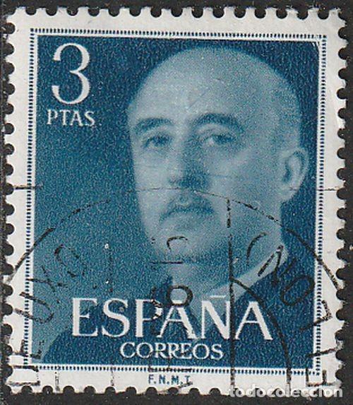 Sellos: Espa&ntilde;a 1955 Edifil 1159 Sello &ordm; General Francisco Franco Bahamonde (1892-1975) Michel 1052 Yvert 866