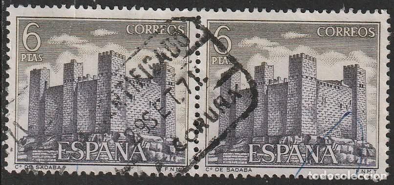 Sellos: Espa&ntilde;a 1970 Edifil 1980 Sellos &ordm; Castillos de Espa&ntilde;a Sadaba (Zaragoza) Michel 1869 Yvert 1635 Spain
