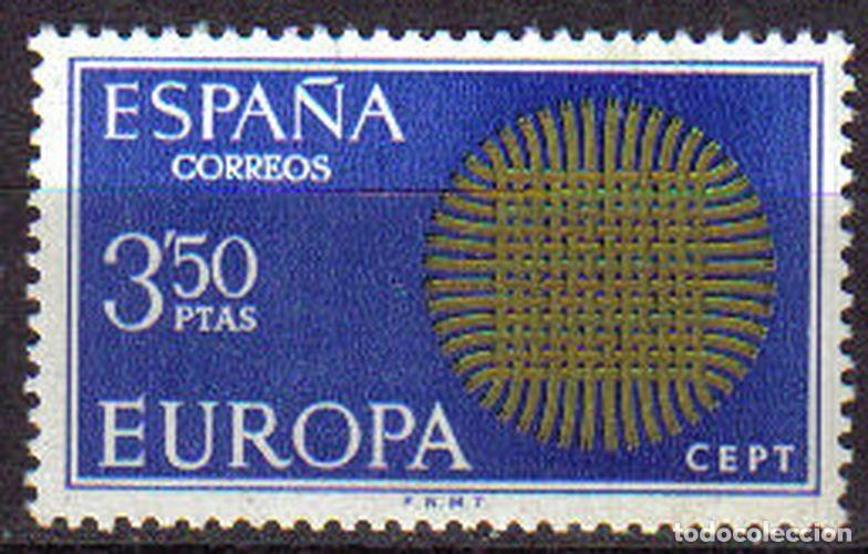 Sellos: Espa&ntilde;a 1970 Edifil 1973 Sello ** Europa CEPT Simbolos Michel 1860 Yvert 1622 Spain Stamp Timbre