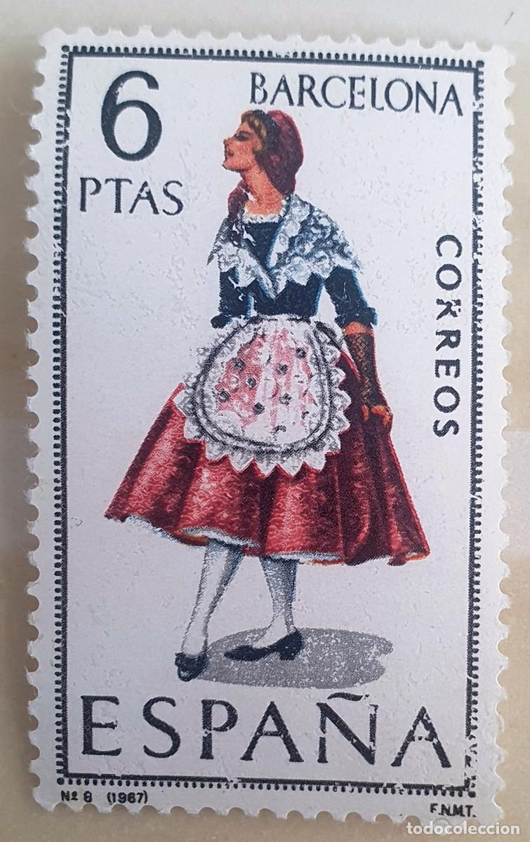 Sellos: SELLOS ESPA&Ntilde;A 1967. TRAJES TIPICOS. BARCELONA. EDIFIL 1774. NUEVO.