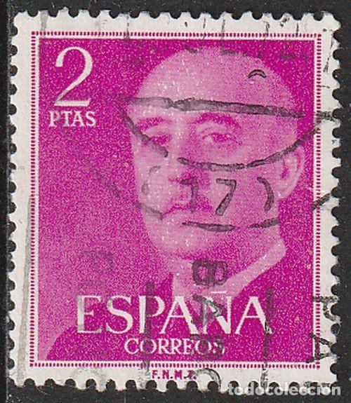 Sellos: Espa&ntilde;a 1955 Edifil 1158 Sello &ordm; General Francisco Franco Bahamonde (1892-1975) Michel 1082 Yvert 865