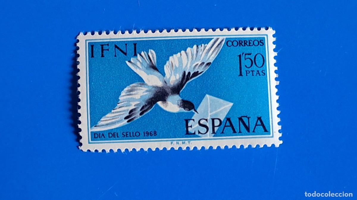 Sellos: SELLO IFNI DIA DEL SELLO 1968- 1,50 PTAS - NUEVO SIN CHARNELA