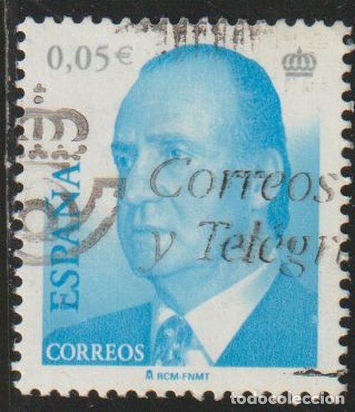 Sellos: Espa&ntilde;a 2002 Edifil 3858 Sello &ordm; Personajes Rey Juan Carlos I Efigie Michel 3705 Yvert 3425 Spain