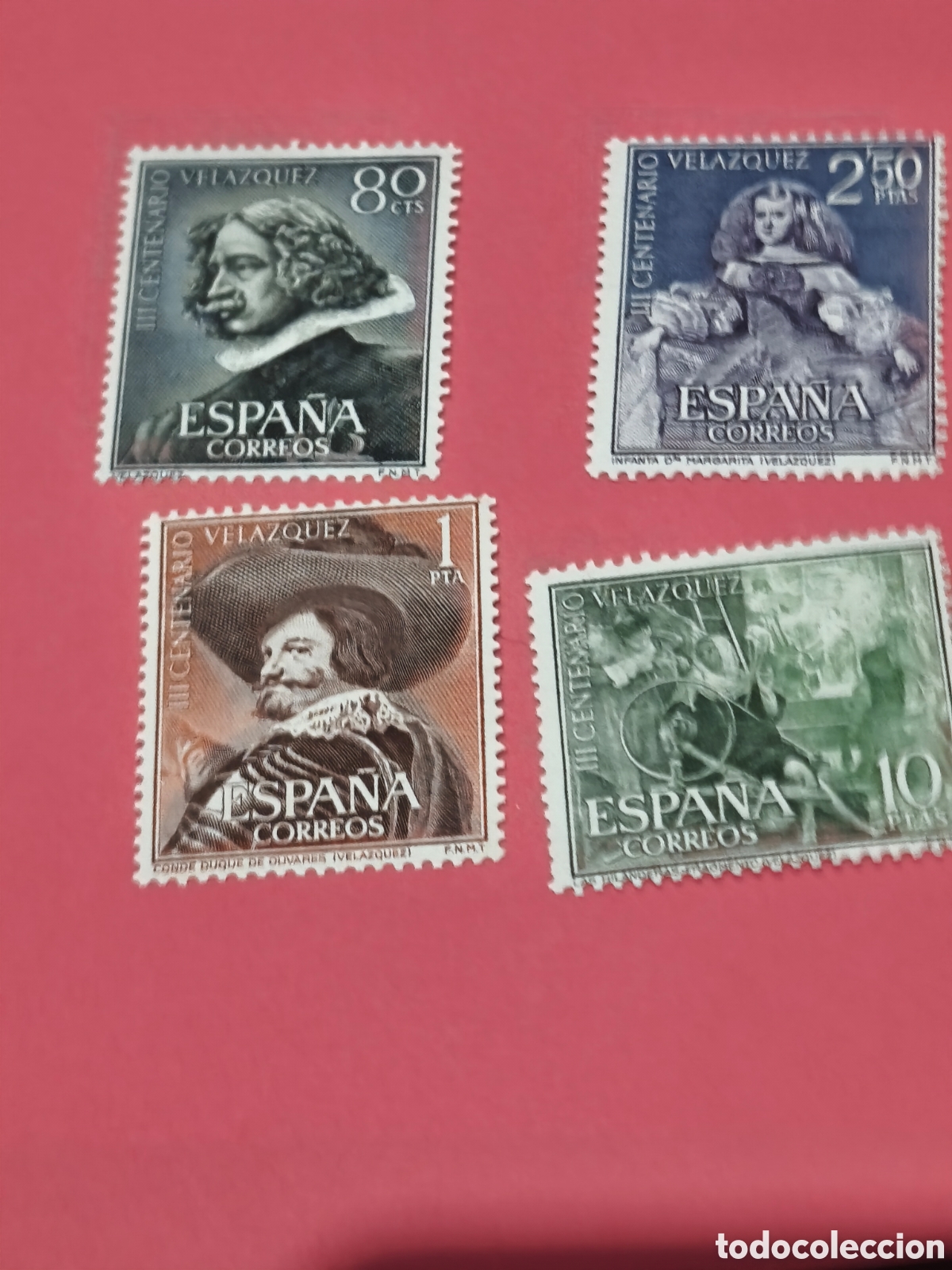 Sellos: Serie completa de Espa&ntilde;a nueva con su goma ** original impecable Vel&aacute;zquez ver