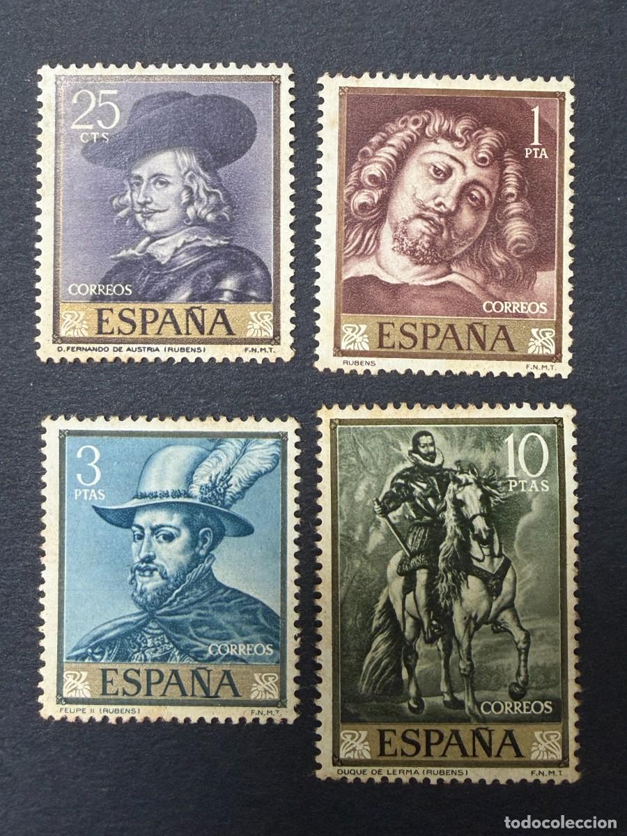 Sellos: ESPA&Ntilde;A, 1962. EDIFIL 1434/37. RUBENS. SERIE COMPLETA. NUEVOS. SIN FIJASELLOS