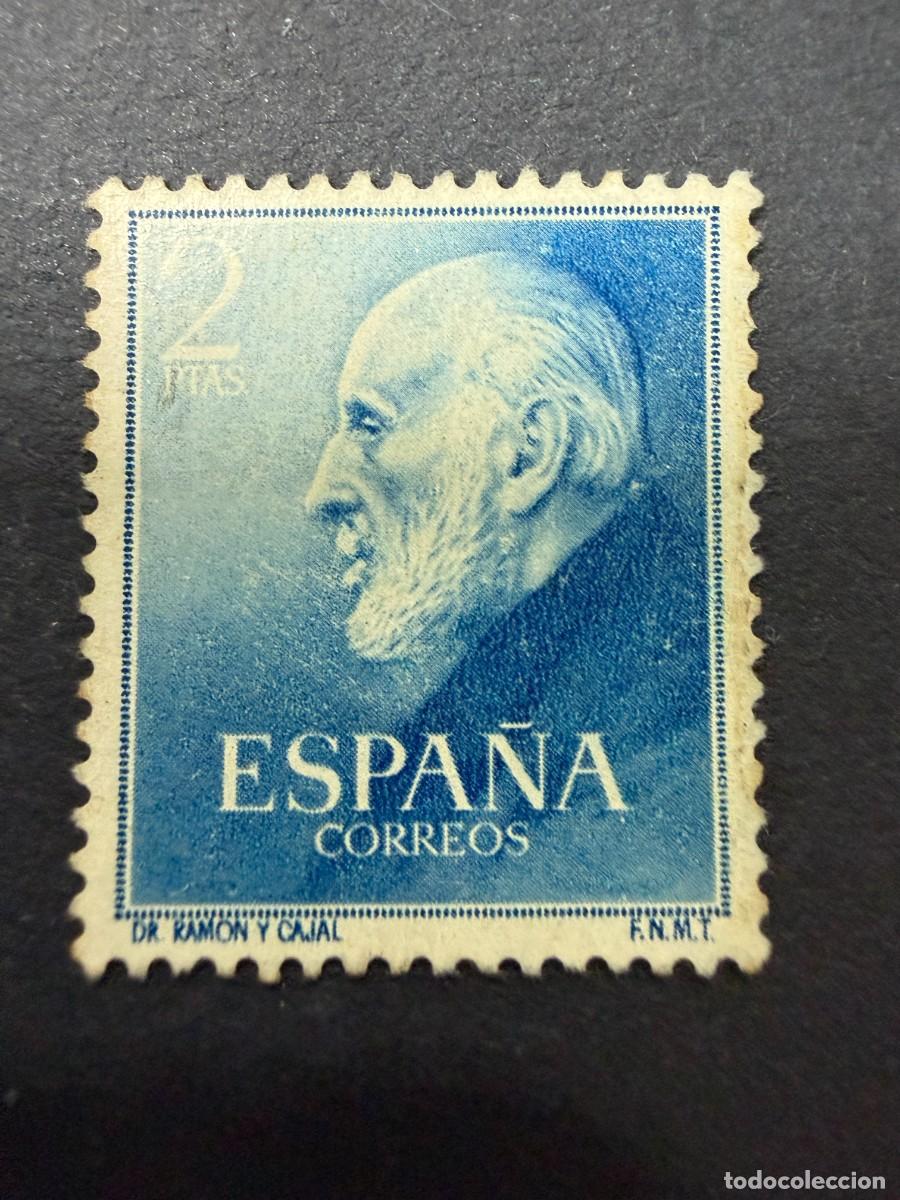 Sellos: ESPA&Ntilde;A, 1952. EDIFIL 1119. SANTIAGO RAMON Y CAJAL. NUEVO. SIN GOMA