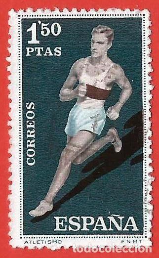 Sellos: Espa&ntilde;a. 1960. Edifil # 1311. Deportes. Atletismo