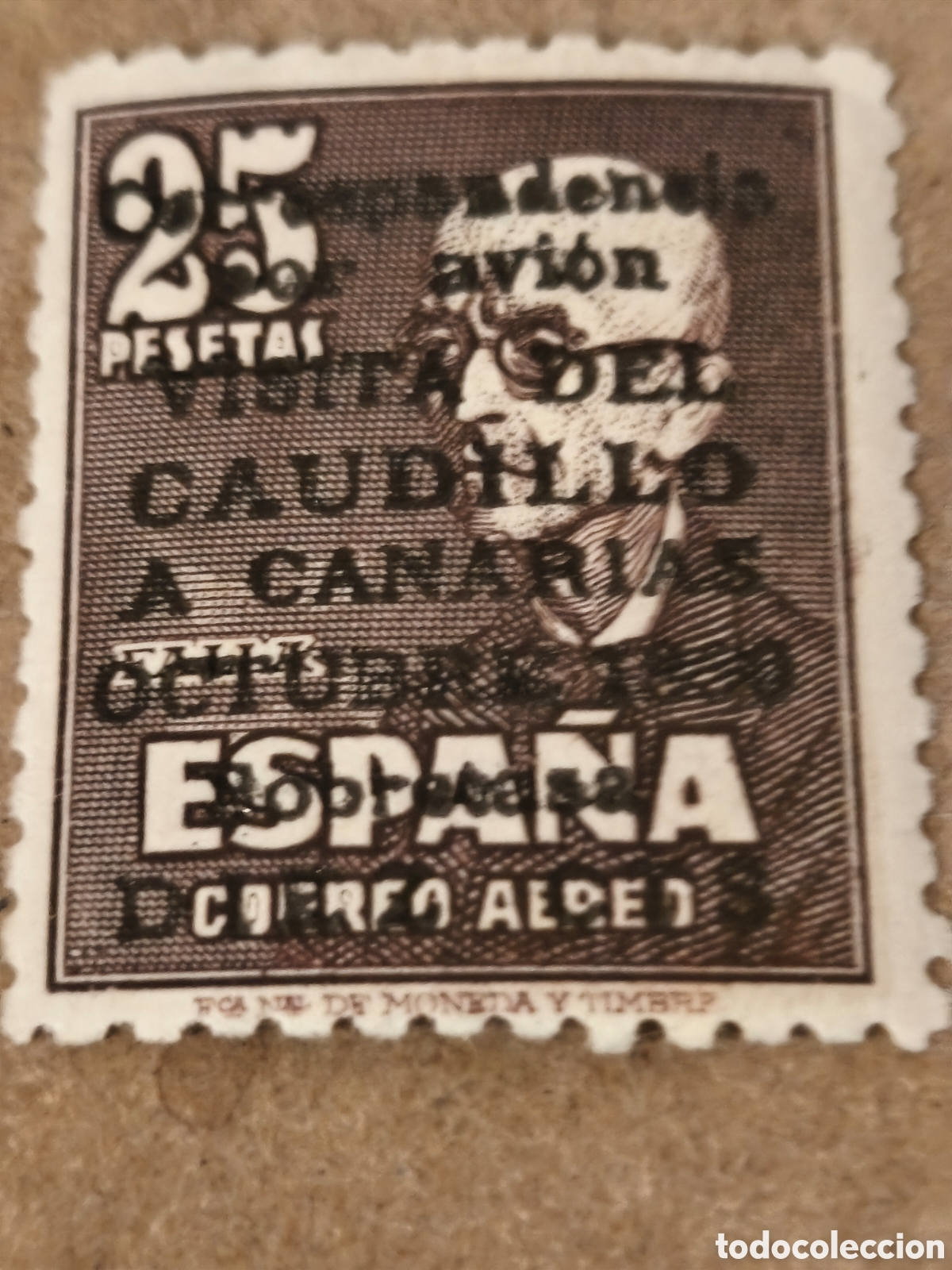 Sellos: Sello del 2 centenario n 1093 muy dif&iacute;cil y escaso nuevo con goma** sin charnela visita sin n&uacute;mero ,