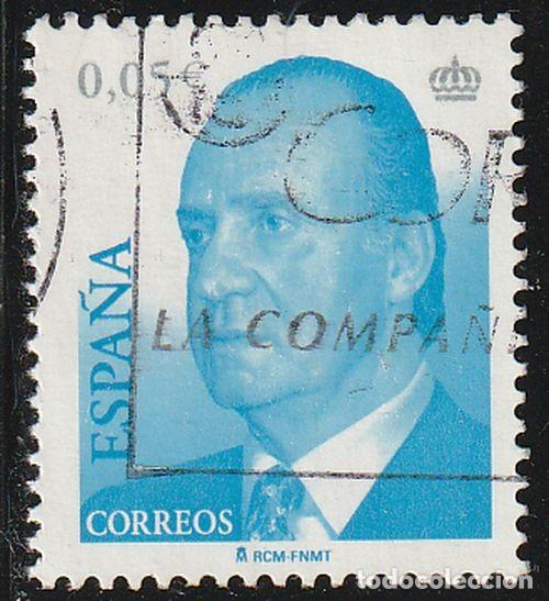 Sellos: Espa&ntilde;a 2002 Edifil 3858 Sello &ordm; Personajes Rey Juan Carlos I Efigie Michel 3705 Yvert 3425 Spain