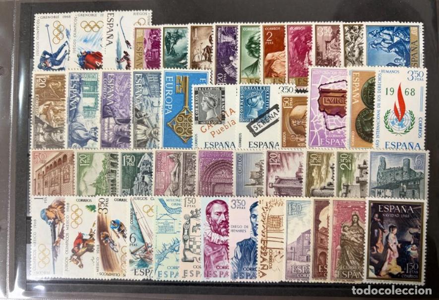 Sellos: SELLOS. ESPA&Ntilde;A. A&Ntilde;O 1968 COMPLETO. NUEVOS. SIN TRAJES.
