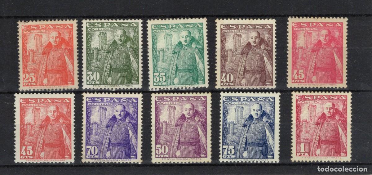 Sellos: PC777 Sellos Espa&ntilde;a A&ntilde;o 1948/54 Edifil 1024/1032* sellos originales en NUEVO v.c. 20.50 &euro;