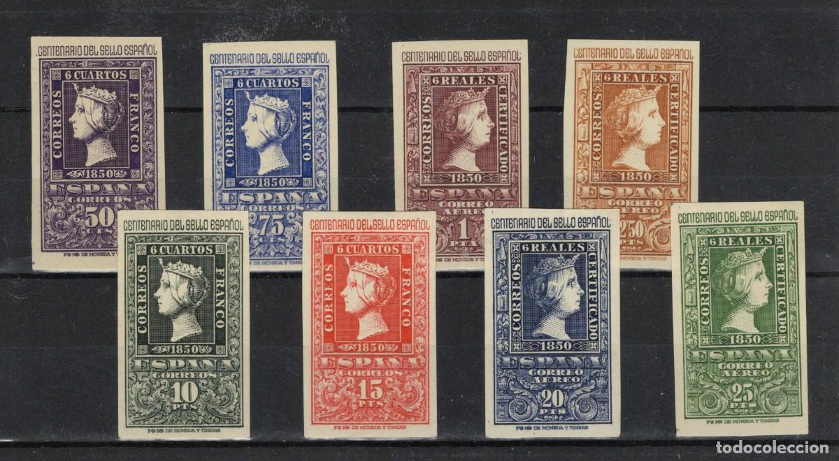 Sellos: PC787 Sellos Espa&ntilde;a A&ntilde;o 1950 Edifil 1075/1082** sellos originales en NUEVO SERIE COMPLETA v.c. 650 &euro;