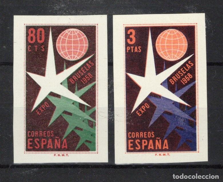 Sellos: PC797 Sellos Espa&ntilde;a A&ntilde;o 1958 Edifil SH1222/SH1223* sellos originales en NUEVO