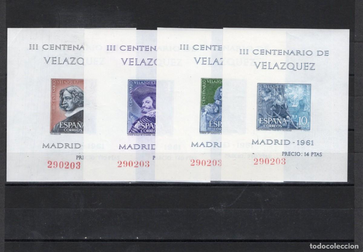 Sellos: PC799 Sellos Espa&ntilde;a A&ntilde;o 1961 Edifil 1344/1347* misma numeracion