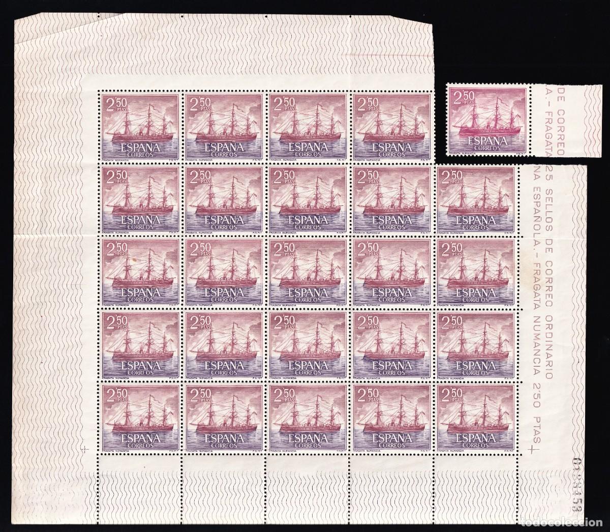 Sellos: ESPA&Ntilde;A, 1964 EDIFIL N&ordm; 1608ef, /**/, [Error de Impresi&oacute;n / Falta un color.]