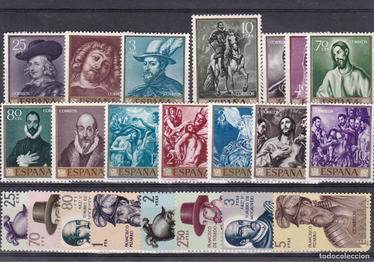 Sellos: FC4-90- Lote Series INTERESANTES A&ntilde;os 50/60 ** Sin Fijasellos .LUJO