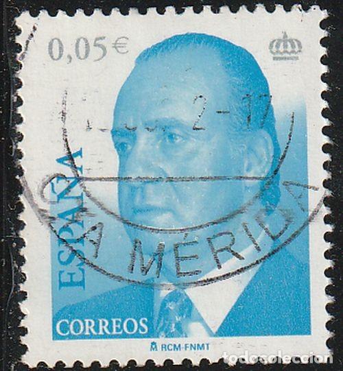 Sellos: Espa&ntilde;a 2002 Edifil 3858 Sello &ordm; Personajes Rey Juan Carlos I Efigie Michel 3705 Yvert 3425 Spain