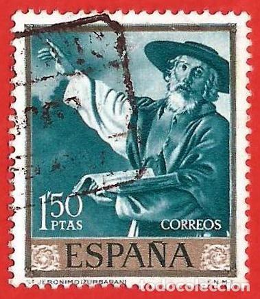 Sellos: Espa&ntilde;a. Spain. 1962. Edifil # 1423. Francisco de Zurbaran. Entierro de Sta. Catalina