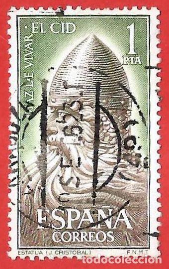 Sellos: Espa&ntilde;a. Spain. 1962. Edifil # 1444. Rodrigo Diaz de Vivar &rdquo;El Cid&rdquo;