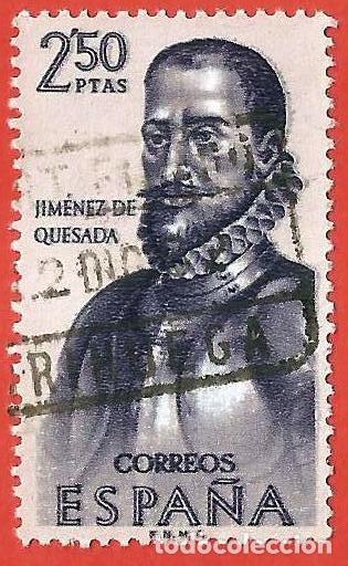 Sellos: Espa&ntilde;a. Spain. 1962. Edifil # 1459. Forjadores de America. Gonzalo Jimenez de Quesada